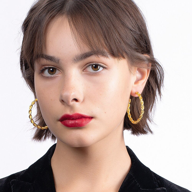 Dena Hoop Earrings