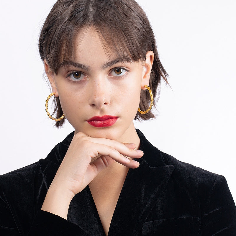 Dena Hoop Earrings